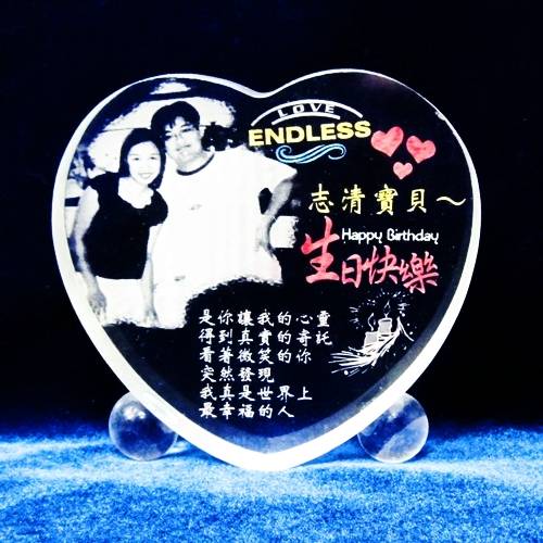 壓克力影像雕刻‧彩印─小型1